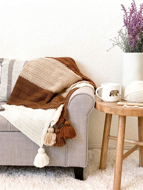 KNITTING PATTERN Berkshire Throw Reversible Texture Sizes: - Etsy