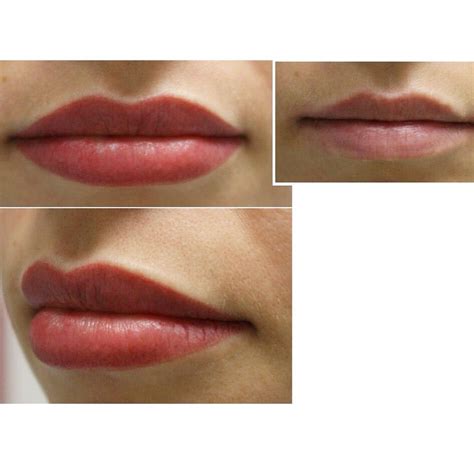 Lip Liner Tattoos Before and After - Overdrawn Lip Tattoos | Permanent lipstick, Lip liner ...