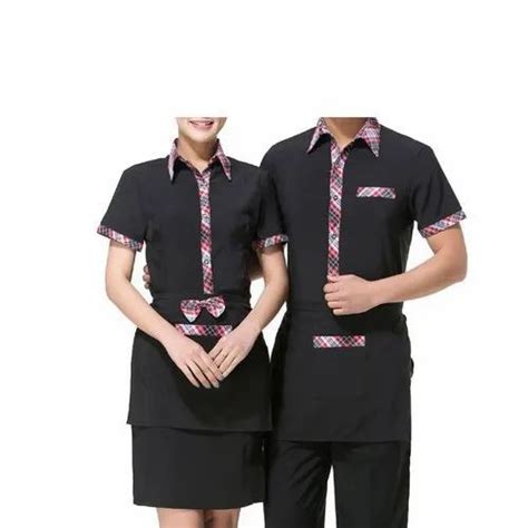 Cotton Plain Black Housekeeping Uniform, Size: Medium at Rs 5500/set in Pune