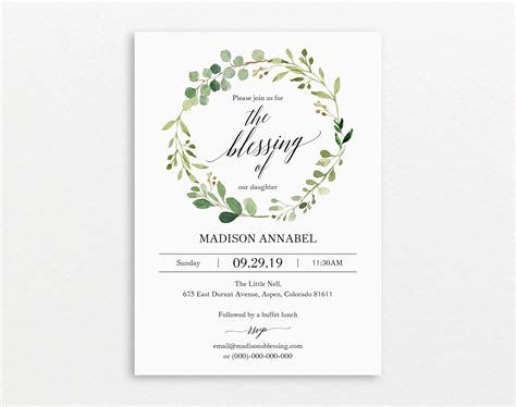 Ceremony Invitation Template • Business Template Ideas