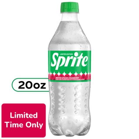 Sprite® Winter Spiced Cranberry Soda Bottle, 20 fl oz - Kroger