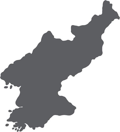 Printable Blank North Korea Map With Outline Transpar - vrogue.co