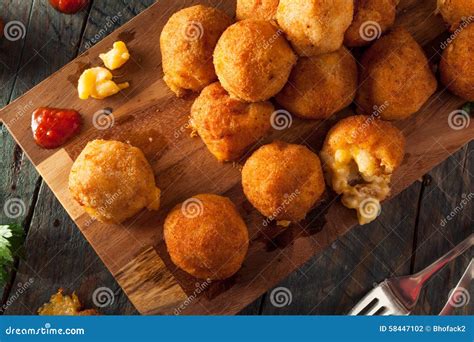 Fried Mac and Cheese Bites stock photo. Image of deep - 58447102