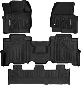 OEDRO Floor Mats for 2018-2024 Ford Expedition/Expedition Max with 2nd Row Bench Seat Full Set ...