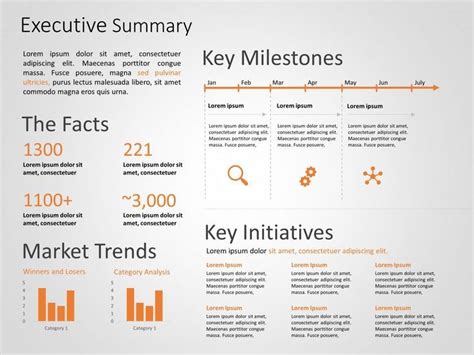 One Page Business Summary Template - Creative Template Ideas ...