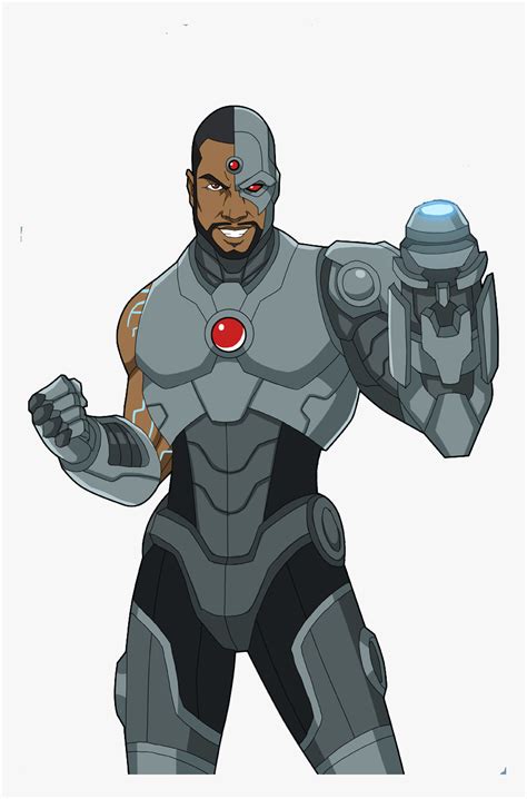 Batman And The Justice League Wiki - Cyborg Justice League Animated, HD Png Download - kindpng