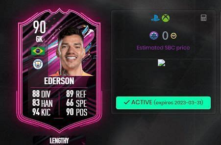 Ederson FUT Ballers SBC: FIFA 23 Ederson FUT Ballers SBC - How to ...