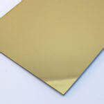 Perspex Gold Mirror Sheet - Plastics Online