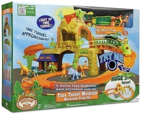 Dinosaur Train - Motorised Train Set - Time Tunnel Mountain - Online ...