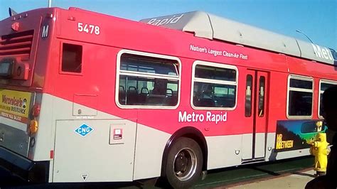 LACMTA 2001 NewFlyer C40LF-MTA #5478 - YouTube