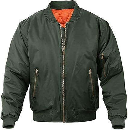 Amazon.com: MAGNIVIT Men's Bomber Jacket Casual Fall Winter Military Jacket and Coats Outwear ...