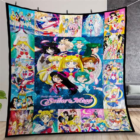 Sailor Moon Quilt Gift For Christmas, Birthday, Thanksgiving Version 1 - Perspirature.com