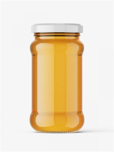 Honey jar mockup - Smarty Mockups