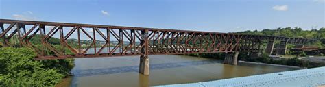 Industrial History: 1930 W&LE/P&WV K-Truss Speers Viaduct over ...