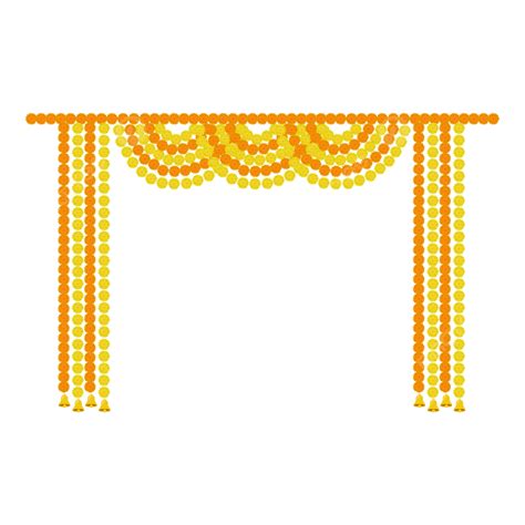 Toran Marigold Decoration Ganesh Chaturthi Diwali Karwa Choth Indian Festivals, Marigold ...