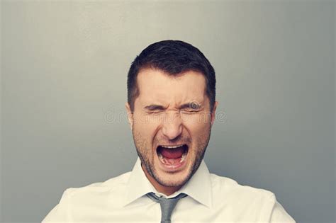 Emotional man stock photo. Image of fear, anger, idea - 33190648