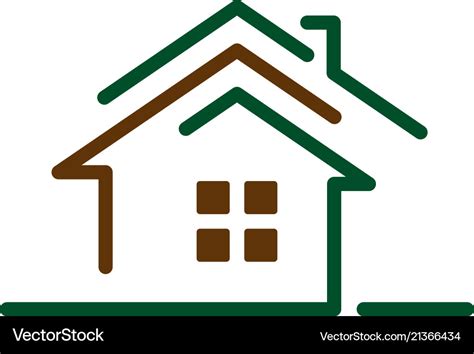 Home line art Royalty Free Vector Image - VectorStock