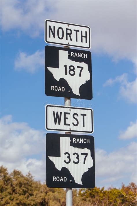 Texas Highway Sign in USA stock photo. Image of iconic - 187893648