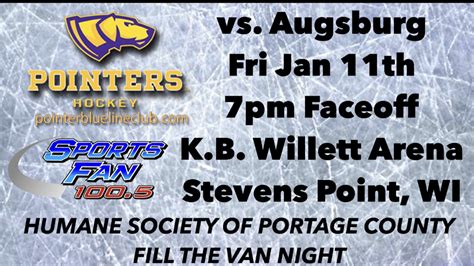 UWSP Men’s Hockey Jan 9th, 11th & 12th Week Preview - Pointer BlueLine Club