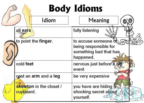 8 Useful English Idioms With Body Parts In English