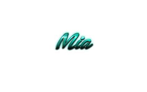 Mia Name Logo - LogoDix