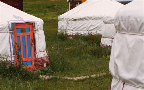 Mongolian Tourist Ger Camp | Copyright-free photo (by M. Vorel) | LibreShot