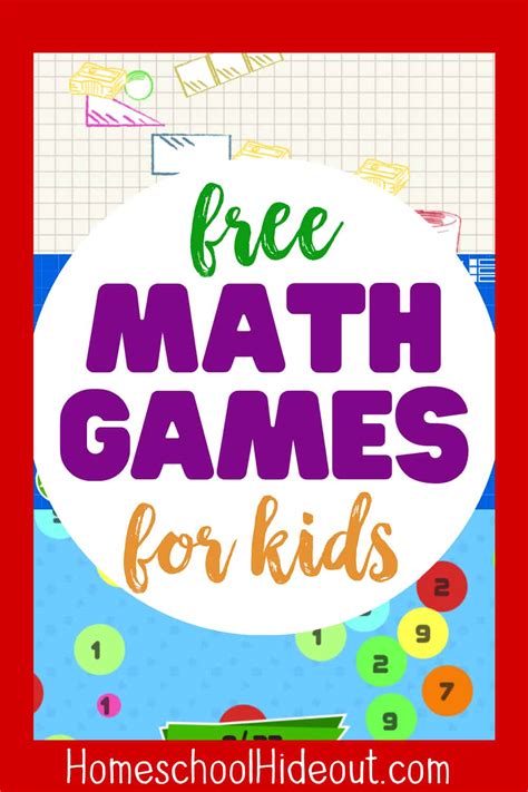 Free Math Games for Kids That Don't Suck! - Homeschool Hideout