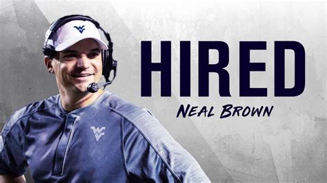 West Virginia Makes it Official, Names Neal Brown Next Head Coach ...