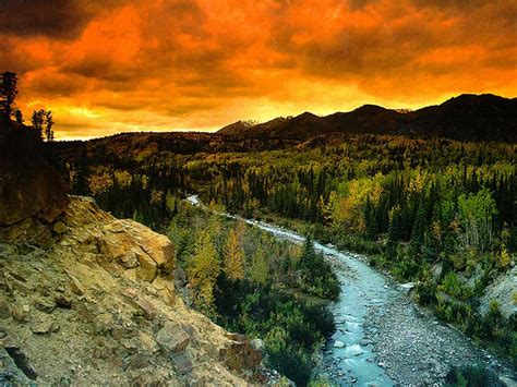 Denali Park Sunset Wallpaper and Backgrounds (1024 x 768) - DeskPicture.com