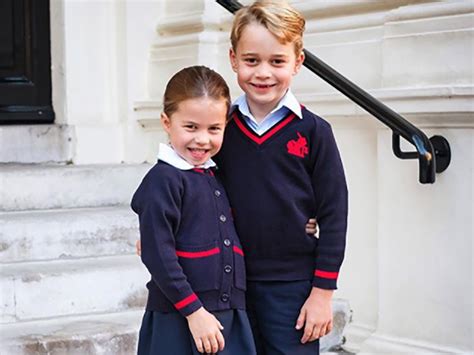 Photos Of Princess Charlotte Heading To Her First Day Of School