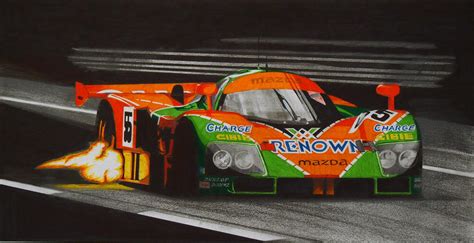 Mazda 787b, Le Mans 1991 winner by Olleandro on DeviantArt