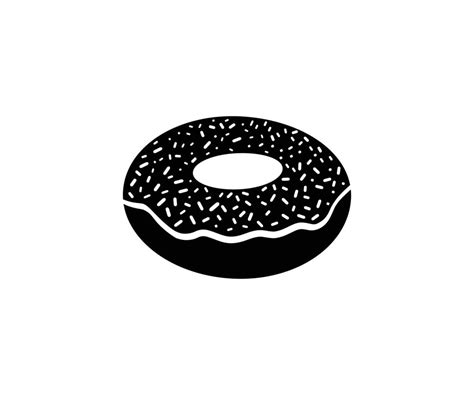 Donut Icon Vector Template. Donut Vector Icon Logo Design. 10627956 Vector Art at Vecteezy