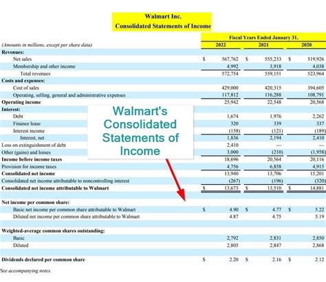 Consolidated Financial Statements Excel Template