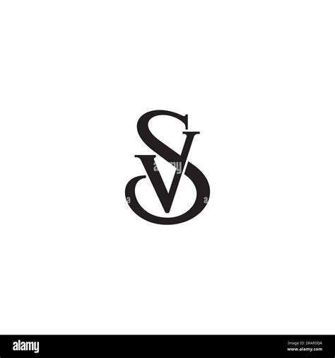 Letter SV logo or icon design Stock Vector Image & Art - Alamy