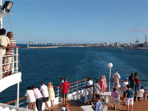 MSC Rhapsody cruise ship leaving Port Elizabeth Harbour #Cruises #PortElizabeth #Travel | South ...