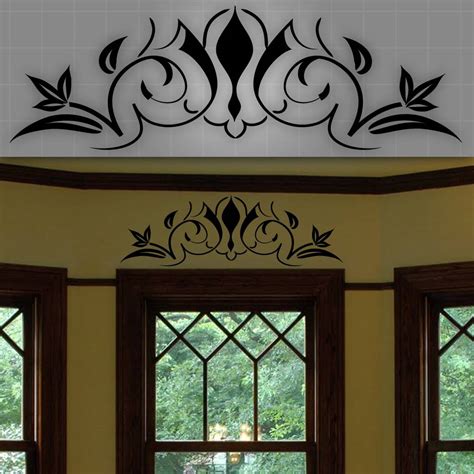 Decorative Window Accent Decal, Door Accent Sticker, Wall Home Decor - 32" x 10" | eBay