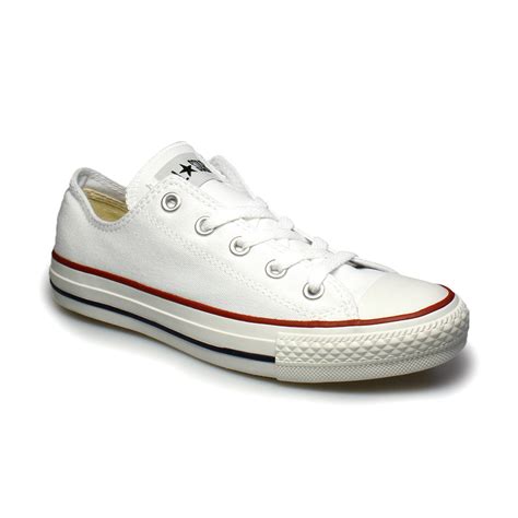 Converse All Star Lo White Canvas Trainers Sneakers Shoes Mens Womens Size 3-12 | eBay