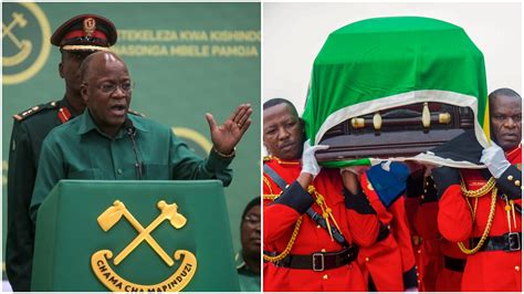 John Magufuli: Thousands gather for burial of Covid-denying Tanzanian president | ITV News