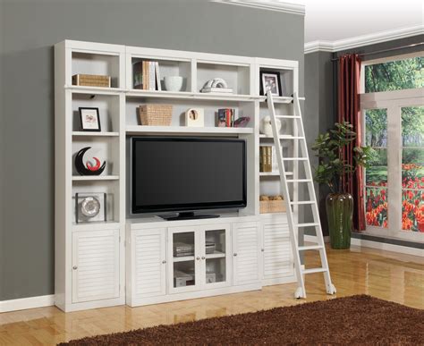 Parker House Boca Four-Piece Entertainment Center Bookcase ...