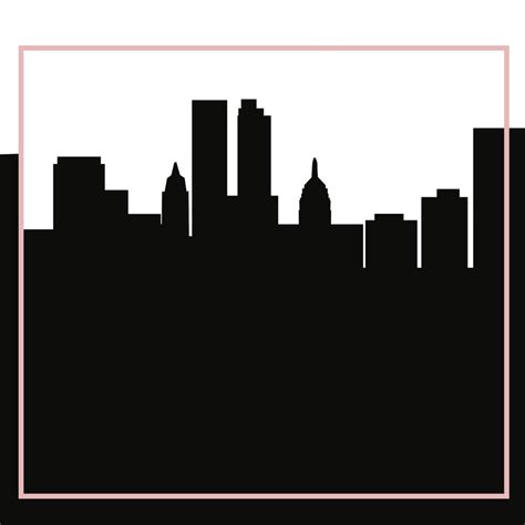 Oklahoma City Skyline Silhouette at GetDrawings | Free download