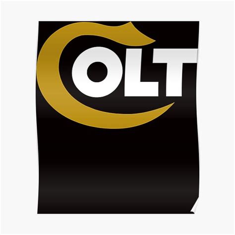 "COLT FIREARMS LOGO " Poster by burgesskrist | Redbubble