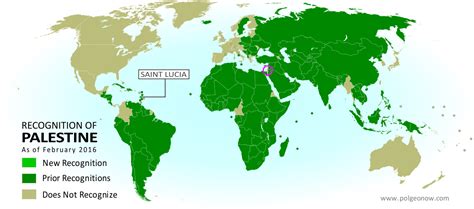 Political Map Of Israel And Palestine - Map