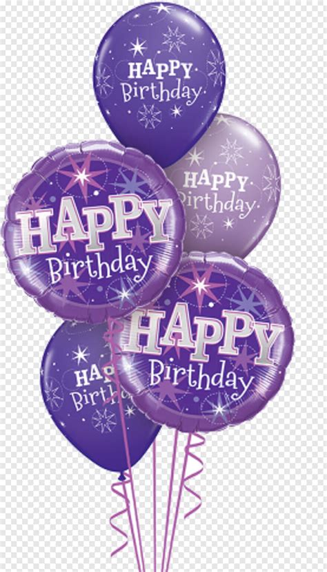 Stories: Happy Birthday Purple Png