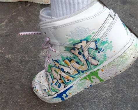 CUSTOM Graffiti Nike High Top Shoes | Etsy