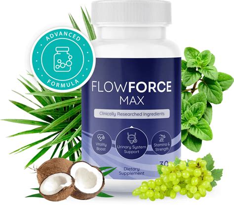 FlowForce Max™ USA (Official) | Clinically Researched Ingredients