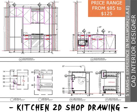 Kitchen Cabinet Section Drawing – Things In The Kitchen