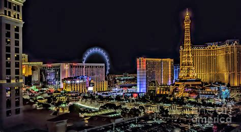 Las Vegas Night Skyline Photograph by Walt Foegelle - Fine Art America