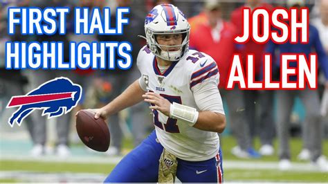 Josh Allen 2020 First Half Highlights - YouTube