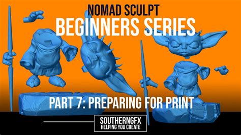 NOMAD FOR BEGINNERS – Prepare your model for 3D print – Part 7 - YouTube