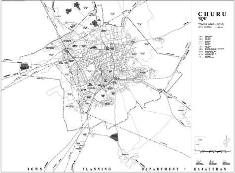 Churu Town Map 2010 PDF Download - Master Plans India